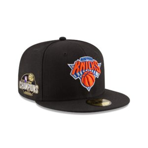 New York Knicks 2026 Champions Sidepatch Black 59FIFTY Fitted Hat