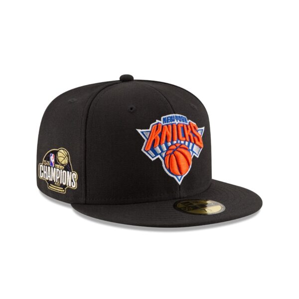 New York Knicks 2026 Champions Sidepatch Black 59FIFTY Fitted Hat