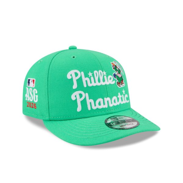 Philadelphia Phillies 2026 All-Star Game Phillie Phanatic Wordmark 9FIFTY Snapback Hat