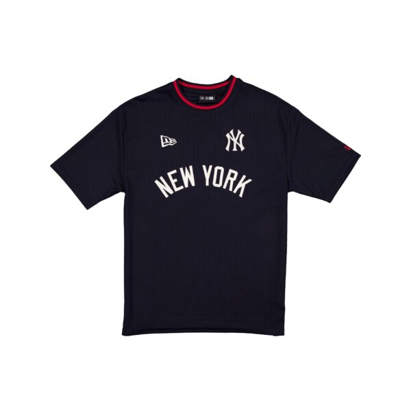 New York Yankees Premium Navy Ribbed T-Shirt