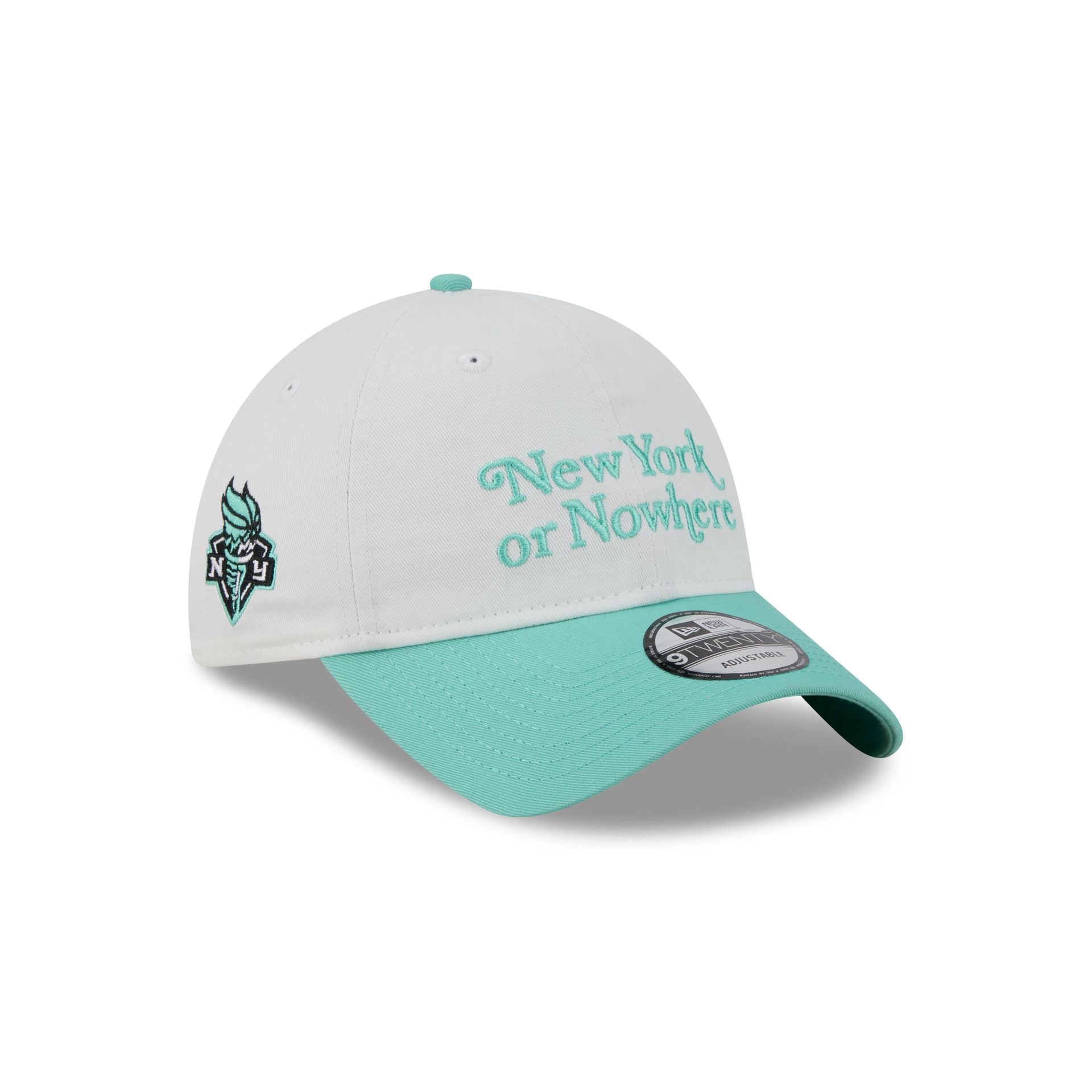 New York or Nowhere x New York Liberty White 9TWENTY Adjustable Hat
