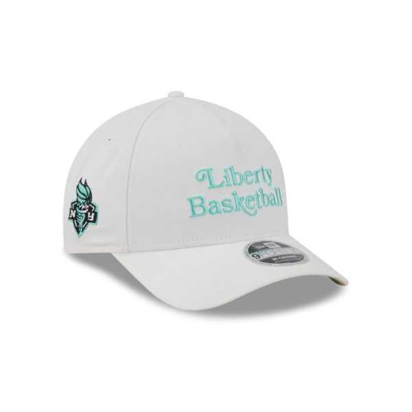 New York or Nowhere x New York Liberty White 9FORTY M-Crown A-Frame Snapback Hat