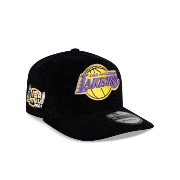 Los Angeles Lakers 2001 Finals Black & Gold Corduroy 19TWENTY Adjustable Hat