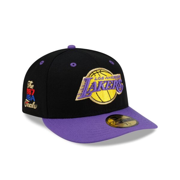 Los Angeles Lakers 1987 Finals Black & Gold 59FIFTY Fitted Hat