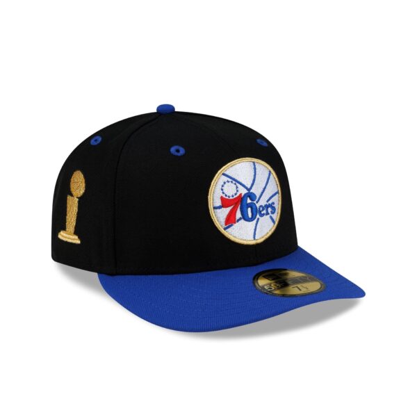 Philadelphia 76ers 1983 Finals Black & Gold 59FIFTY Fitted Hat