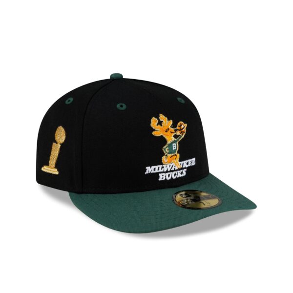 Milwaukee Bucks 1971 Finals Black & Gold 59FIFTY Fitted Hat