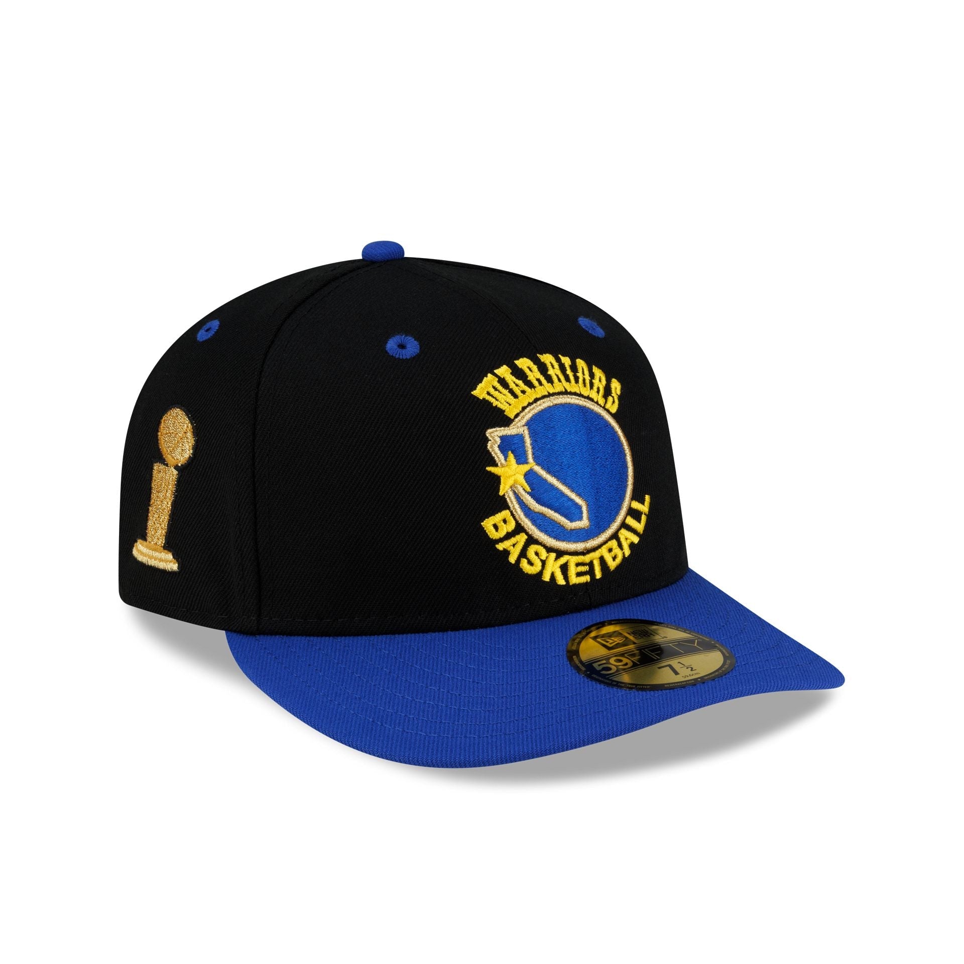 Golden State Warriors 1975 Finals Black & Gold 59FIFTY Fitted Hat